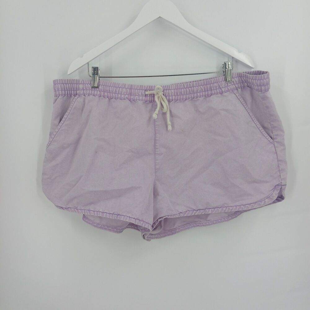 No Boundaries Lavender Purple High Waisted Lounge Shorts Womens Plus Size 3X